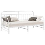 Stalen Daybed wit 90x200cm | Tweede kansje | OP = OP, Verzenden