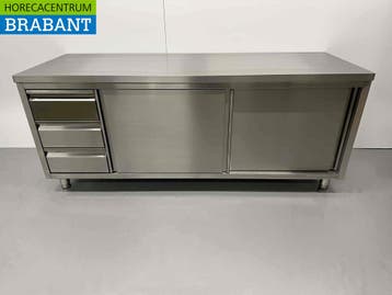 RVS Werkkast Premium-line Kast Werktafel 2 schuifdeuren en 3, Ophalen of Verzenden, Nieuw in verpakking