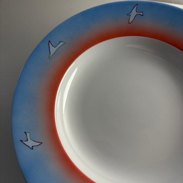 Richard Ginori - Jean-Michel Folon - Assiette (6) -, Antiek en Kunst, Antiek | Glaswerk en Kristal