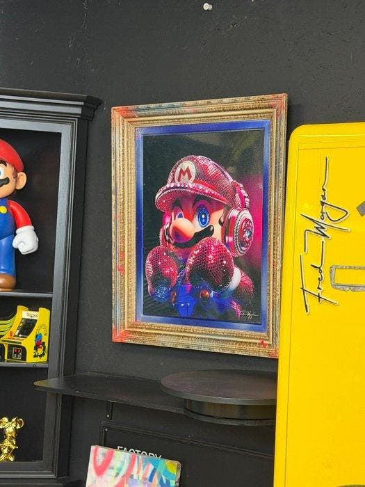 FMZ FRED MORGAN - BOXING MARIO, Antiek en Kunst, Kunst | Schilderijen | Modern