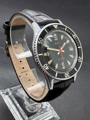 Arly - incabloc - Zonder minimumprijs - Heren - 1960-1969, Handtassen en Accessoires, Horloges | Heren, Nieuw