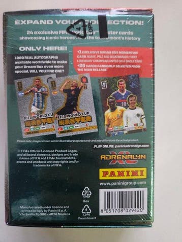 2026 Panini World Cup Adrenalyn XL Zinedine Zidane, Pelé,