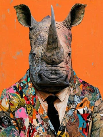 Felix van Horst - Rhinoceros Reverie (XXL)