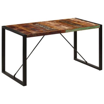 Tafel 140x70cm | Retour deal | Weg is weg! (eettafel), Huis en Inrichting, Gebruikt, 100 tot 150 cm, Verzenden, Retro, rustiek