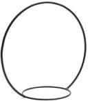 Metalen frame Ring met ring Zwart ca. 50 cm, Nieuw