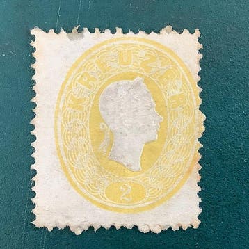 Oostenrijk 1860 - 2 Kreuzer - MNG - Michel 18, Gestempeld