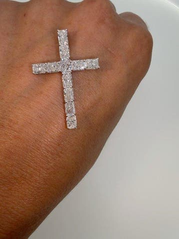 Sans prix de réserve - Pendentif - 14 carats Or blanc -, Handtassen en Accessoires