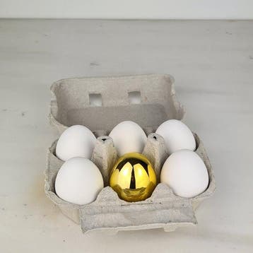 Santicri - Sculpture, Eggs pop - 20 cm - Résine - 2020, Nieuw