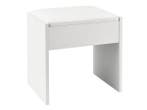Veiling - Houten Kaptafelkruk / Kruk Melly - Wit - 40 x 30 x, Huis en Inrichting, Nieuw