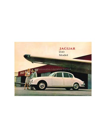 1967 JAGUAR MK II 240 BROCHURE ENGELS, Ophalen of Verzenden