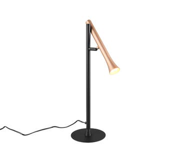 Trio FIATO tafellamp | LED | mat zwart | Ø 16 cm | IP20 | 1x, Huis en Inrichting, Verzenden, Nieuw