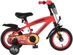 Disney Cars Kinderfiets - Jongens - 12 inch - Handrem - Rood, Verzenden, Zo goed als nieuw, Disney
