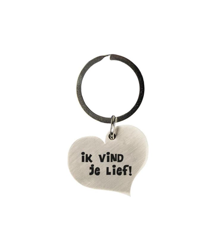 Sleutelhanger Ik Vind Je Lief 10cm, Hobby & Loisirs créatifs, Articles de fête, Envoi
