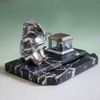 Bureauset - Zinklegering, Marmer, Antiek en Kunst