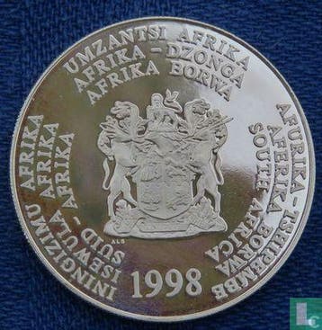 Zuid-Afrika 2 rand 1998 (PROOF) Jackass penguin, Verzenden, Overige landen, Losse munt, Goud
