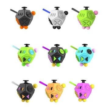 Friemelkubus 12 Zijden - Fidget Anti Stress Speelgoed, Verzenden, Nieuw