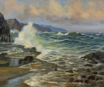 Giuseppe Morello (XX) - Mareggiata