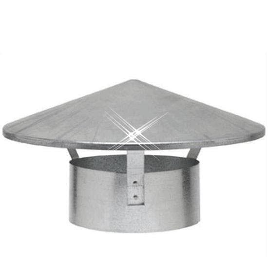 Aluminium regenkap 100 mm, Doe-het-zelf en Bouw, Ventilatie en Afzuiging, Nieuw, Verzenden
