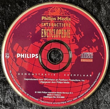 Philips Media Interactieve Encyclopedie CDi Demo Disc, Verzenden