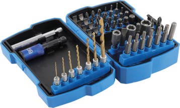 Bgs Technic Boren- en bitset 6,3 mm (1/4) 55-dlg, Auto-onderdelen, Banden en Velgen, Verzenden, Nieuw