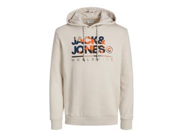Veiling - Jack &amp; Jones Luke Sweat Hood Moonbeam - L, Vêtements | Hommes