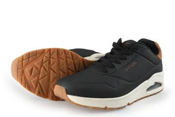 Skechers Sneakers in maat 43 Zwart, Kleding | Heren, Schoenen, Verzenden, Zwart, Zo goed als nieuw, Skechers