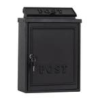 Brievenbussen aluminium B6 Brievenbus Matzwart Brievenbussen, Tuin en Terras, Verzenden, Nieuw