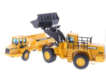 Schaal 1:50 JOAL - 231 Volvo B.M A25 Dump truck &  239 Mi..., Ophalen of Verzenden