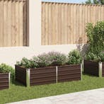 vidaXL Plantenbak verhoogd 160x80x45 cm gegalvaniseerd staal, Verzenden, Nieuw