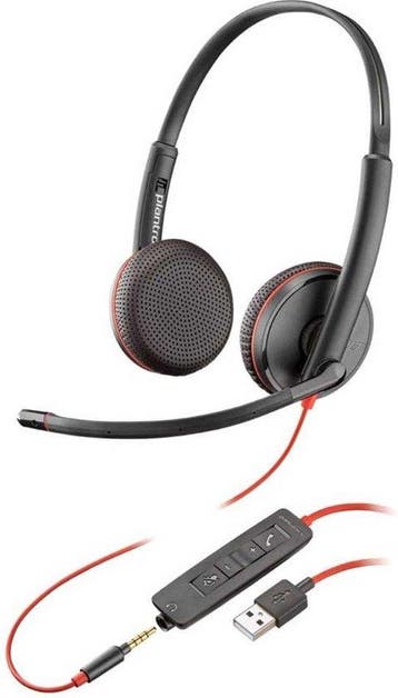 Hoofdtelefoon met microfoon Poly 209747-201 (Audio & Hifi), Verzenden, Nieuw