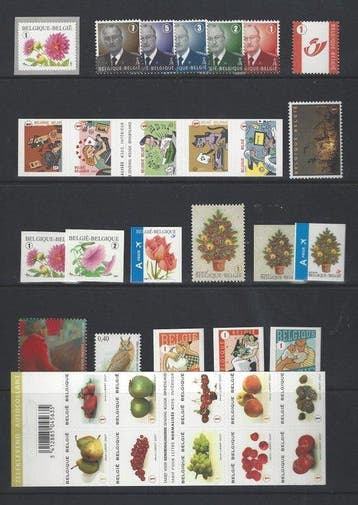 België 2007 - de volledige jaargang, Postzegels en Munten, Postzegels | Europa | België, Gestempeld