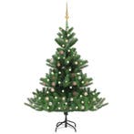 vidaXL Kunstkerstboom Nordmann met LEDs en kerstballen 150, Verzenden, Nieuw