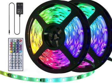 Led Strip - RGB - IP65 - 2x 5M - Zelfklevend - Aigostar, Verzenden, Nieuw