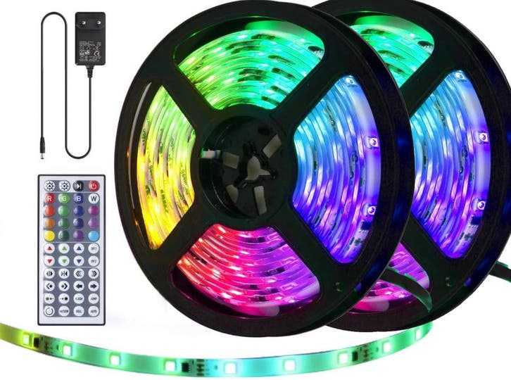 Led Strip - RGB - IP65 - 2x 5M - Zelfklevend - Aigostar, Huis en Inrichting, Lampen | Overige, Nieuw, Verzenden