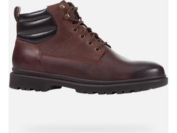 GEOX U ANDALO - Chelsea boots - Leer - DK Coffee - Maat 43, Kleding | Dames, Verzenden, Zo goed als nieuw