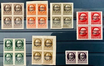 Beieren 1870/1919 - Oud-Duitsland - Beieren in 6, Gestempeld