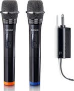 Karaoke Microfoon – Draadloos - Zwart – Lenco - MCW-020BK, Musique & Instruments, Microphones, Verzenden