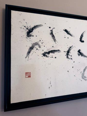 ONTWAKENING - Chinese inkt op rijstpapier - Kim Misoon -