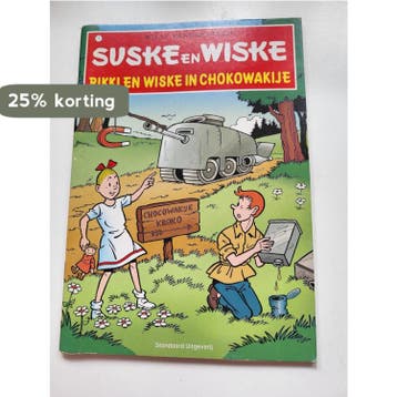 Rikki en Wiske in Chocowakije speciale editie formaat A5, Verzenden