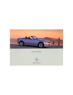 2001 MERCEDES BENZ SLK BROCHURE NEDERLANDS