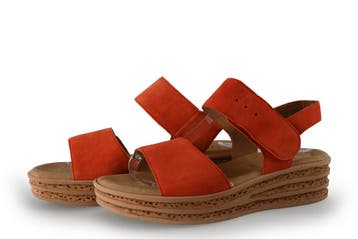Gabor Sleehakken in maat 37½ Rood, Kleding | Dames, Verzenden, Gabor, Schoenen met hoge hakken, Gedragen