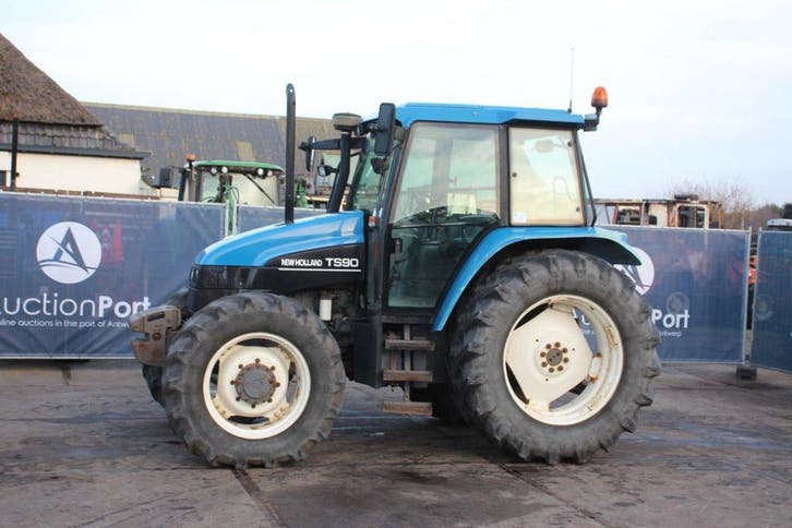 Veiling: Tractor New Holland TS90 Diesel 90pk 1999, Articles professionnels, Agriculture | Tracteurs, Enlèvement