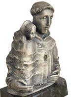 Irene Vilar - sculptuur, Santo António - 160 mm - Zilver,