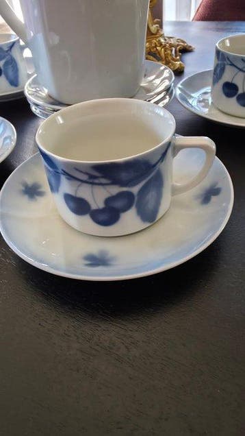 Koffie- en theeservies (12) - Porselein - Vintage