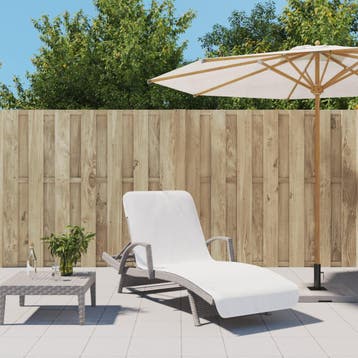 vidaXL Strandhanddoeken 2 st 400 g/m² 75x200 cm stof wit, Huis en Inrichting, Verzenden, Nieuw