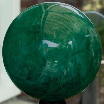 Fluoriet Fine polished green fluorite large Quality sphere -