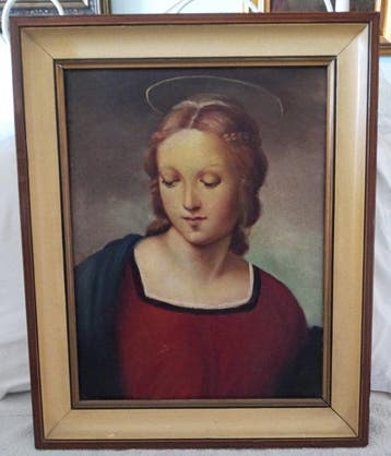 Scuola italiana (XX), Da Raffaello - Madonna del Cardellino