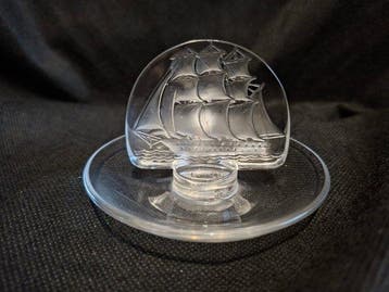 Lalique - René Lalique - Beeldje, Caravelle - 7 cm - Kristal