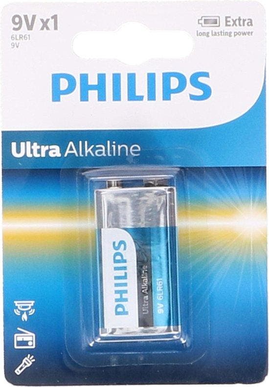 2dekans | Philips 6LR61 - 9V batterij - 1 stuk, TV, Hi-fi & Vidéo, Photo | Accumulateurs & Batteries, Enlèvement ou Envoi