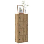 vidaXL Boekenkast 40x24x102 cm bewerkt hout artisanaal, Verzenden, Nieuw
